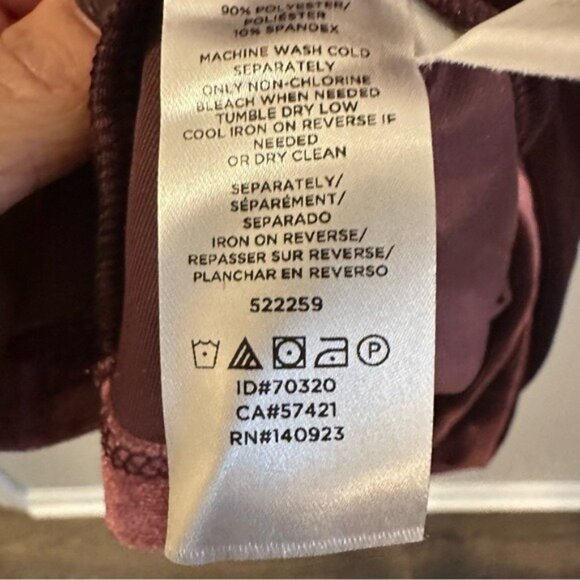 Loft Women's Velvet Knot Wrap Dress Size XL Color: Plum Preserve $89.50 - Picture 11 of 13